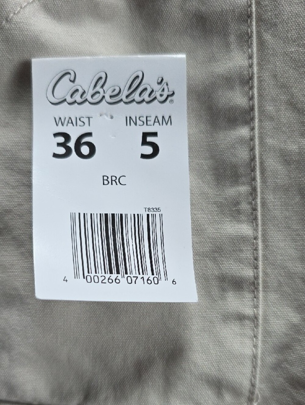 Cabela's Men's Cargo Shorts in Light Khaki - Picture 8 of 8